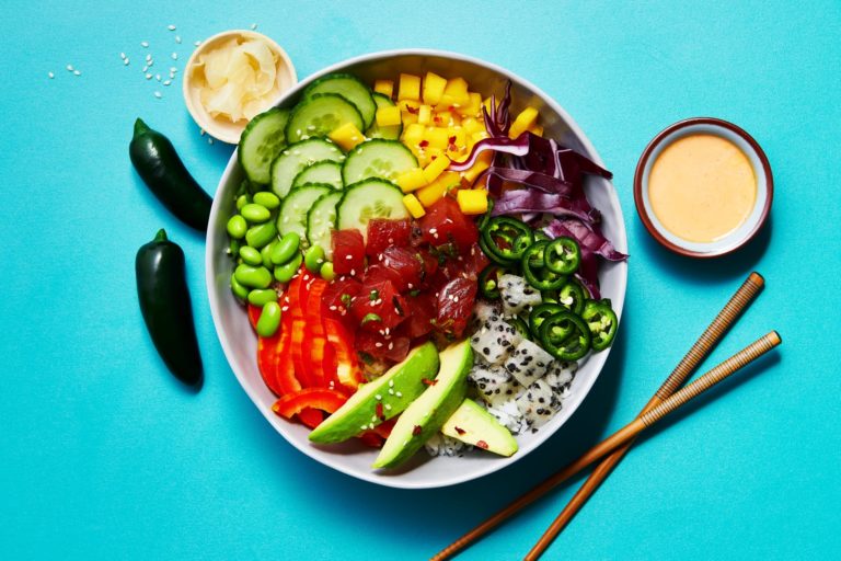 Sunset Aloha Ahi Poke Bowl